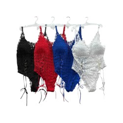 Lot de 12 Bodys Dentelle...