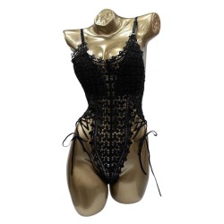 Lot de 12 bodys en dentelle...