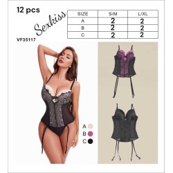 Lot de 12 Ensembles Bustier...