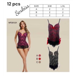 Lot de 12 Ensembles Bustier...