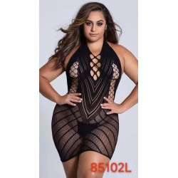 Lot de 6 robes sexy courtes ouvertes - Seamless - Free Size Grande Taille