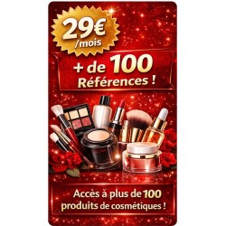 Dropshipping de cosméticos con 100 productos – suscripción de 29 €/mes | ChrisDiscount