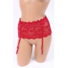 Lot de Lingerie 24 pcs, Porte-Jarretelles Dentelle Blanche ou Rouge - Lingerie Séduction Intemporelle