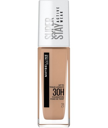 Lot de 6 Fonds de Teint Superstay 30h – Gemey Maybelline, 30ml, coloris au choix