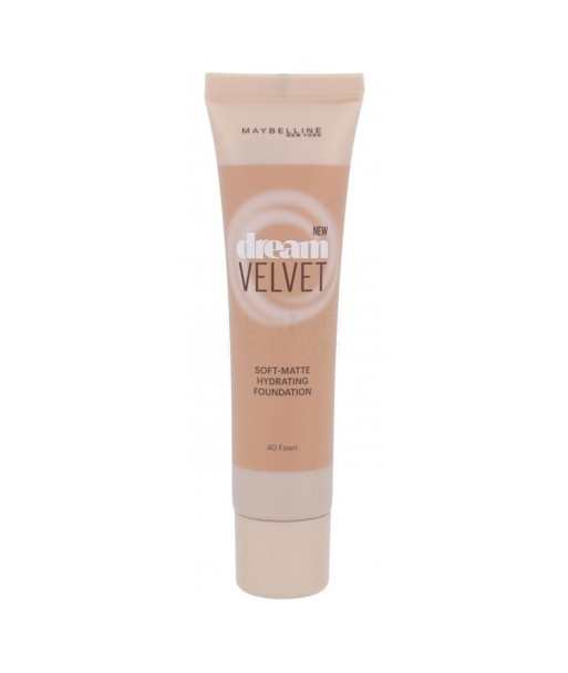 (Lot de 6), Dream Velvet Soft Matte Foundation - 40 Fawn (30 ml), Maybelline New York