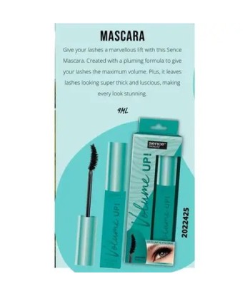 Lot de 6, Sence Volume Up Mascara - Noir (Sous Blister)