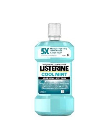 Lot de 24 LISTERINE Bain de Bouche Menthe Fraiche 500ML