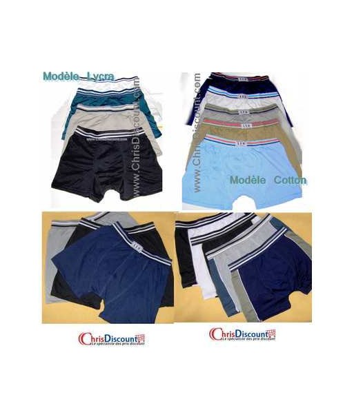 Lot de 60 boxers seamless en 2-4ans mix coloris