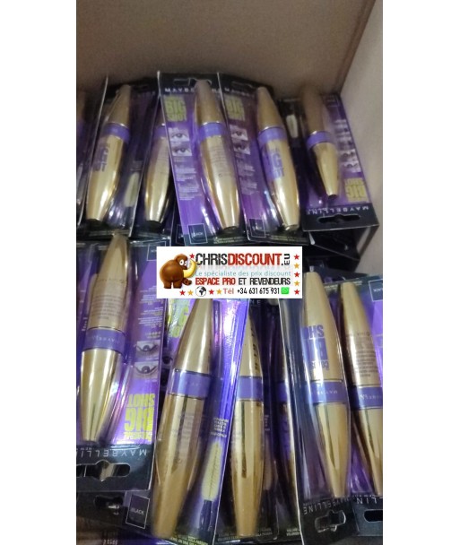 Lot de 6 MASCARAS MAYBELLINE THE COLOSSAL BIG SHOT BLACK