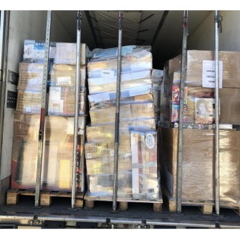 Lot de 30 palettes BAZAR de produits mélangés