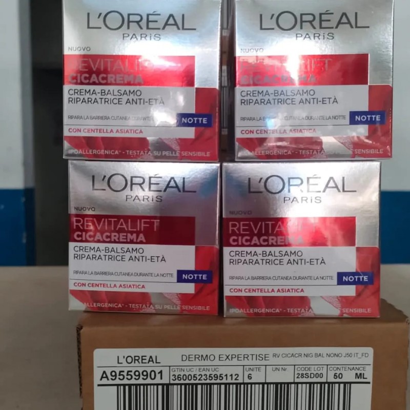 L'Oreal , Lot de 24 cremes de nuit revitalift 50ml
