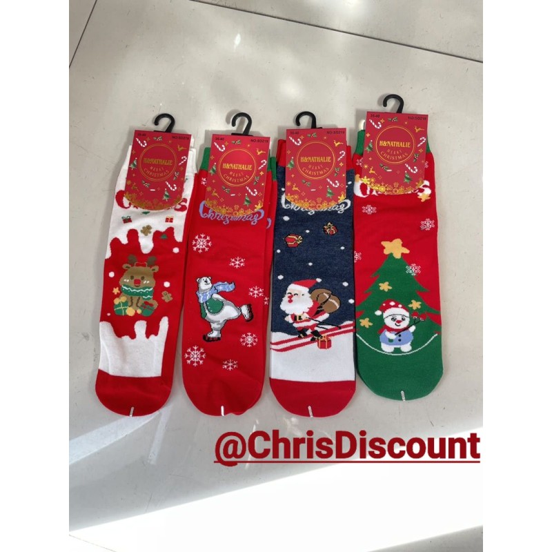 Lot de 120 Paires de Chaussettes Spécial Noël