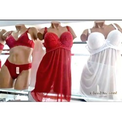 Lot de 50 Pièces de Lingerie Mixte - Bodys, Nuisettes, Combinaisons, Gaines