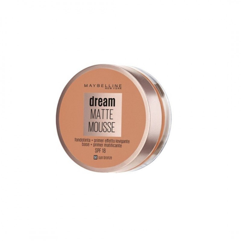 Lot de 12 Fonds de teint Dream Matte Mousse spf 18, 50 Sun Bronze, 18 ml de Gemey Maybelline