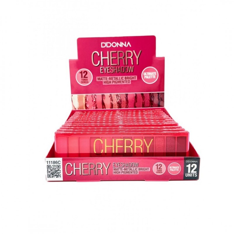DISPLAY D'DONNA EYESHADOW CHERRY X12