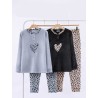 Lot de 10 Pyjamas Velours Hiver - 100% Polyester - Mix Tailles- Réf. F123