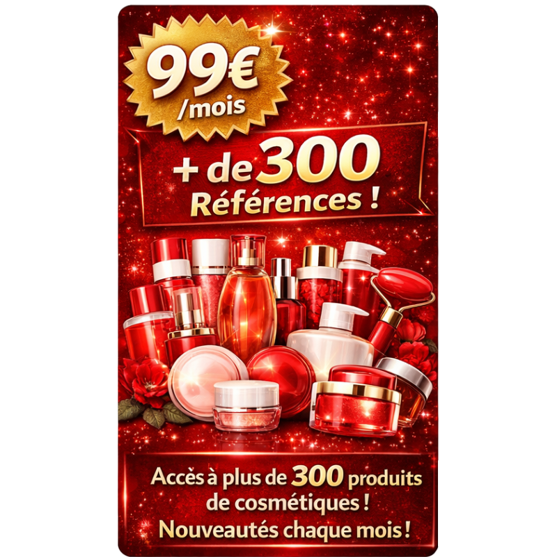 Dropshipping cosmétiques 300 références – abonnement 99€/mois | ChrisDiscount