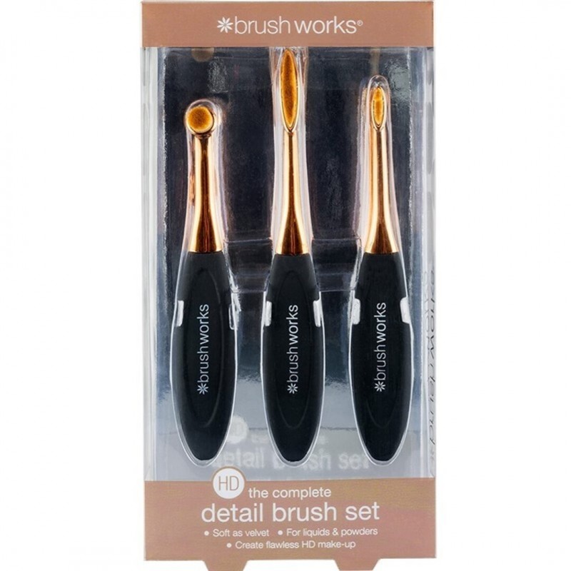 Lot de 12 Sets de 3 pinceaux makeup HD brush works