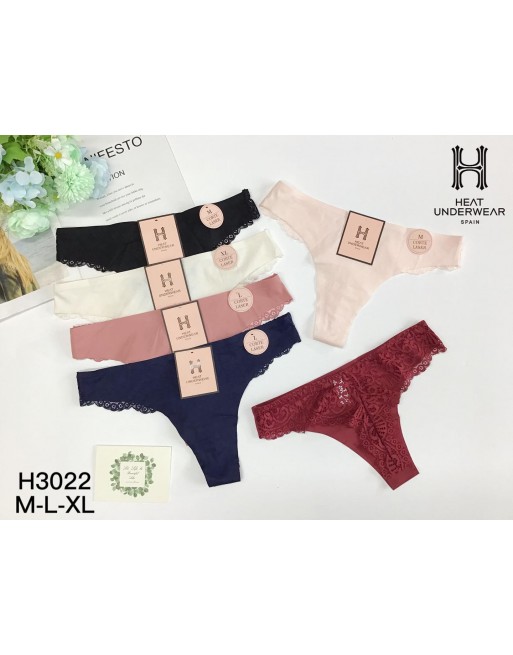 Lot de 60 Tangas dentelle , tailles m, l, xl - H3022