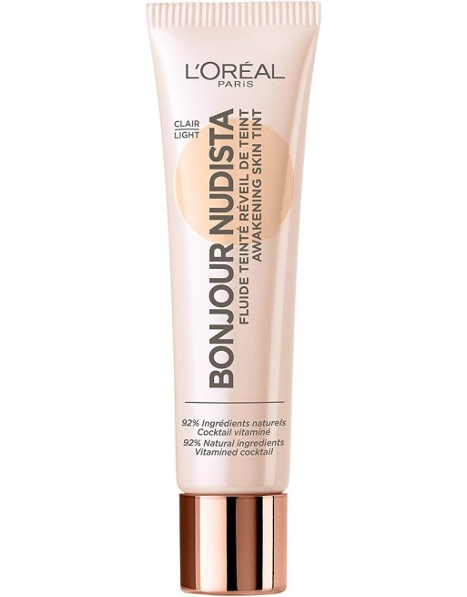 L'Oreal Paris Bonjour Nudista Skin Tint, Light Cream Taille:30 ml (Lot de 6) Couleur:Light 01