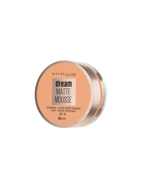 Lot de 12 Fonds de teint Dream Matte Mousse spf 18, 32 Golden, 18 ml de Gemey Maybelline