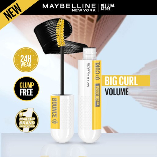 1 x 6 mascaras Maybelline Colossal Curl Bounce Very Black