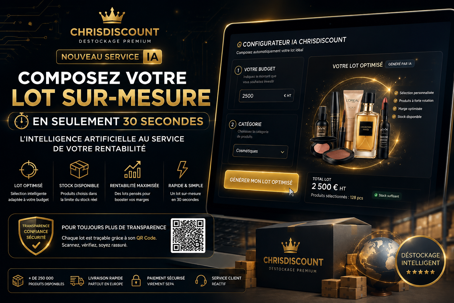 ChrisDiscount — Le déstockage intelligent au service de votre rentabilité.
