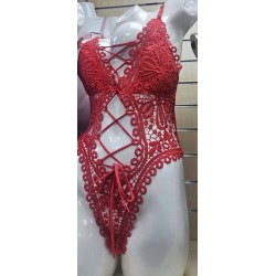 Body Sexy en Dentelle Rouge...