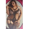 Combinaison Extensible Sexy Grande Taille – Lingerie Glamour - T.U 42/46 - Modèle Tina