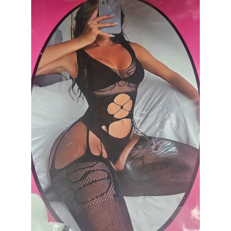 Combinaison 3 pièces lingerie sexy - taille unique 36/42 , Modèle Penelope