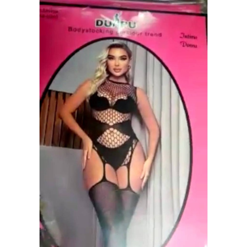 Bodystocking Lingerie sexy extensible taille unique 36/42 - Modèle Sofia