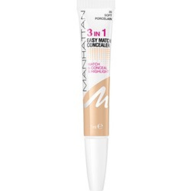 Lot de 12, Make-Up, Concealer, Easy Mat, Manhattan, 7ml