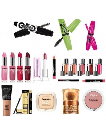 Lots Makeup Silver Premium - 250 cosmétiques de grandes marques - blisters