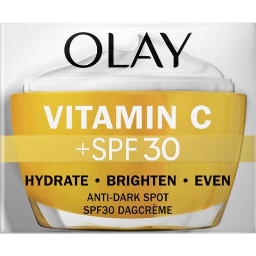 Crème de jour hydratante - Anti-taches pigmentaires - Olay Vitamin C+ SPF30 - 50 ml