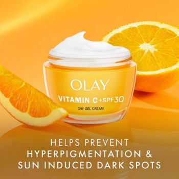 Crème de jour hydratante - Anti-taches pigmentaires - Olay Vitamin C+ SPF30 - 50 ml